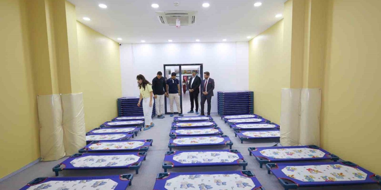 Tavas Şehit Polis Veli Kabalay Çocuk Gelişim Merkezi minik öğrencilerine kavuştu