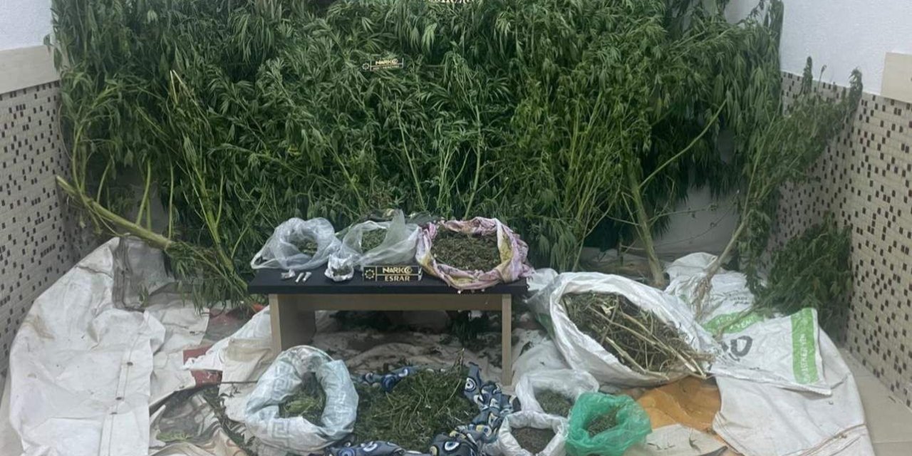 Denizli’de evlerinde uyuşturucu madde çıkan 3 zehir tacirinden 2’si tutuklandı