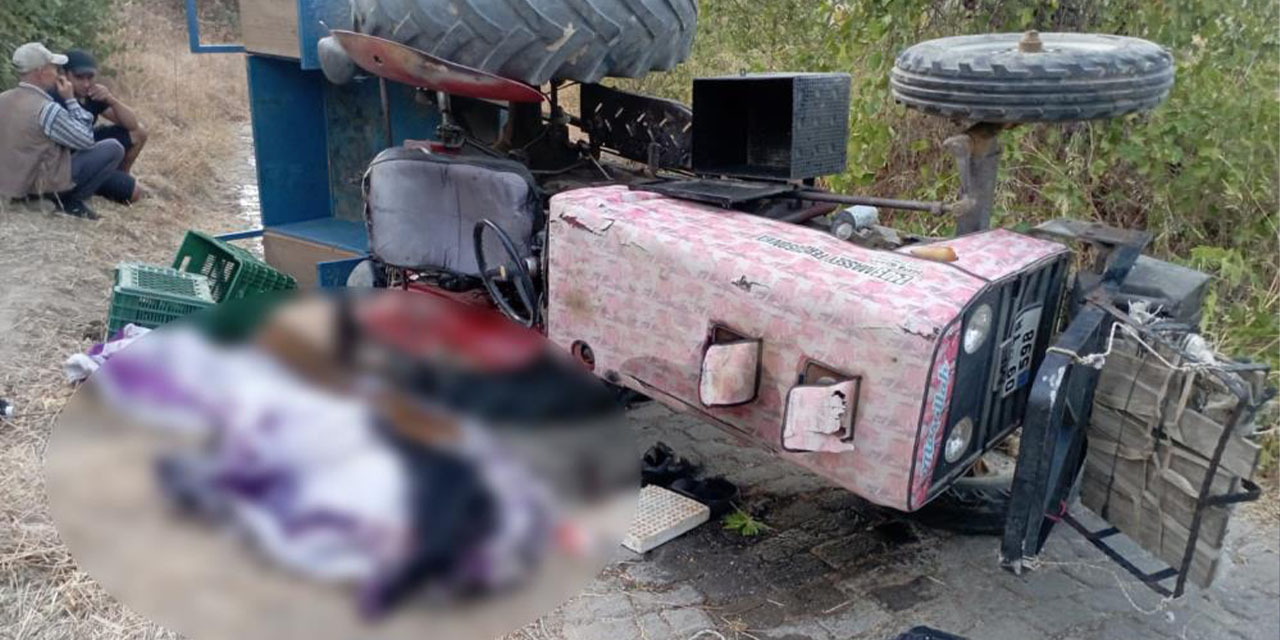Aydın’da traktör devrildi: 1 ölü