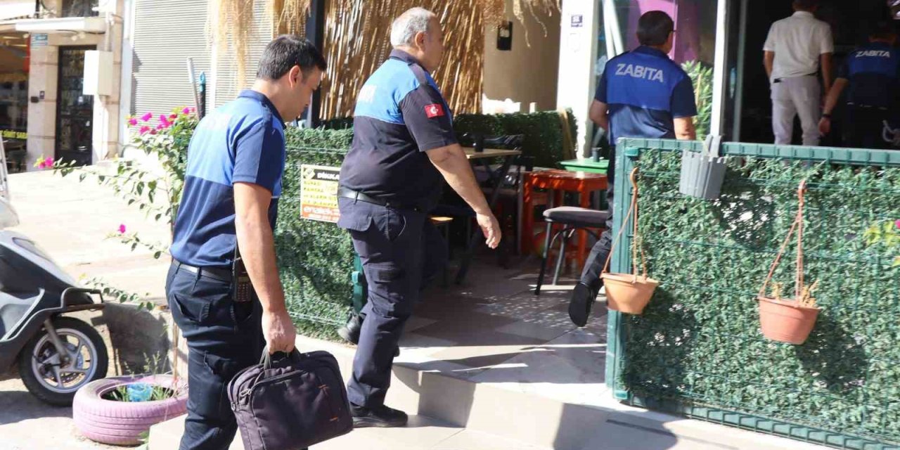 Nazilli Zabıtası’ndan öğrenciler için sıkı denetim