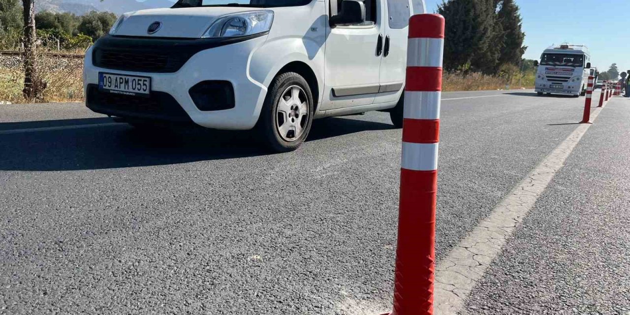 İncirliova’da yapımı süren karayolunun bir bölümü trafiğe açıldı
