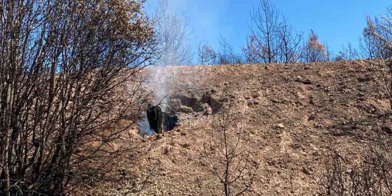 Buldan’daki yangın bölgesinde kökler yanmaya devam ediyor