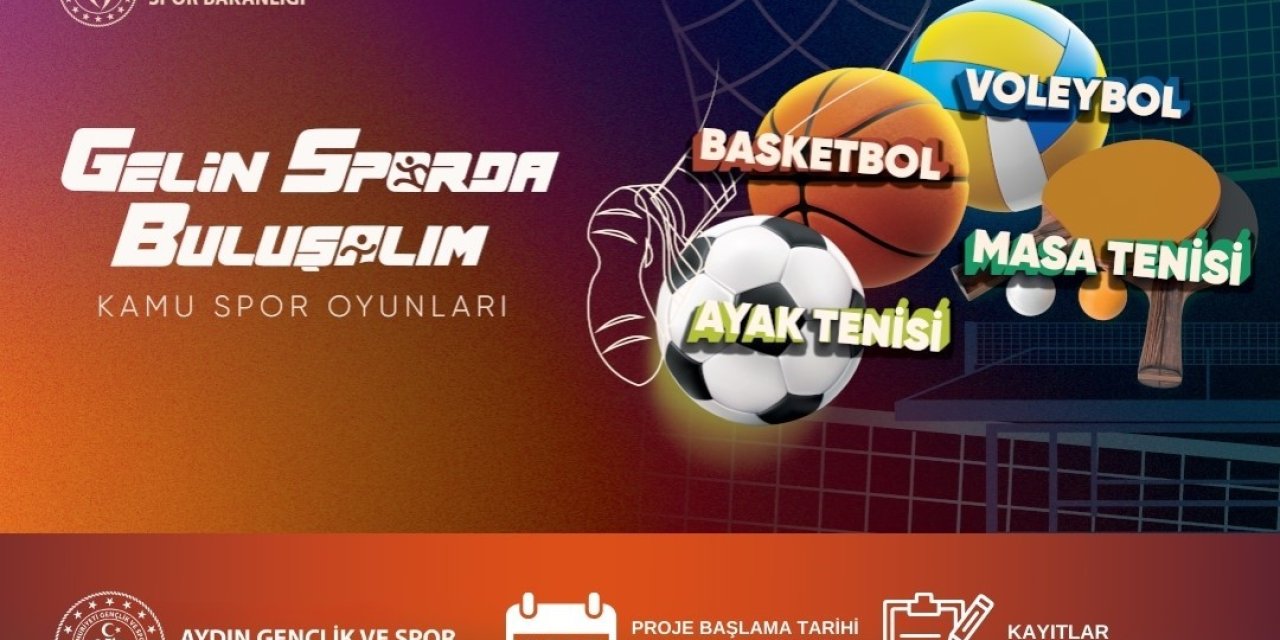 Aydın’da Kamu Spor Oyunları başlıyor