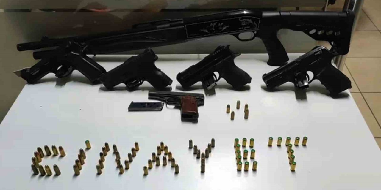 Marmaris’teki silah operasyonuna 6 tutuklama