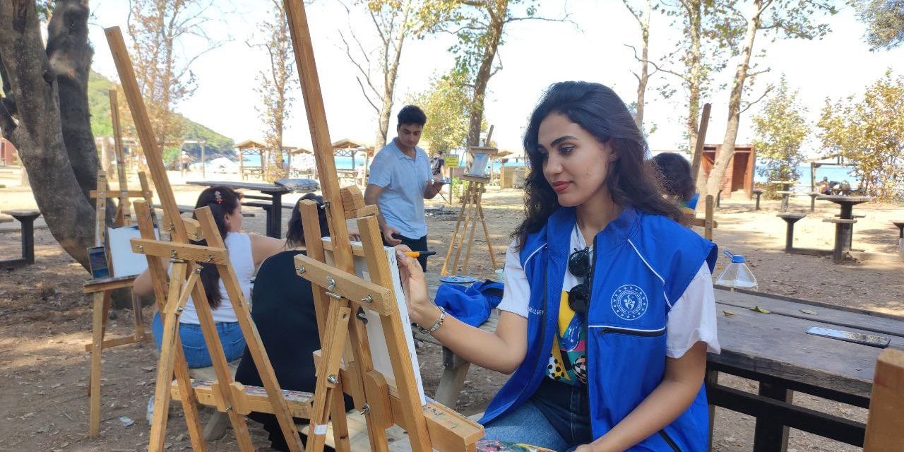 Gençler Milli Park’ta sanatla buluştu