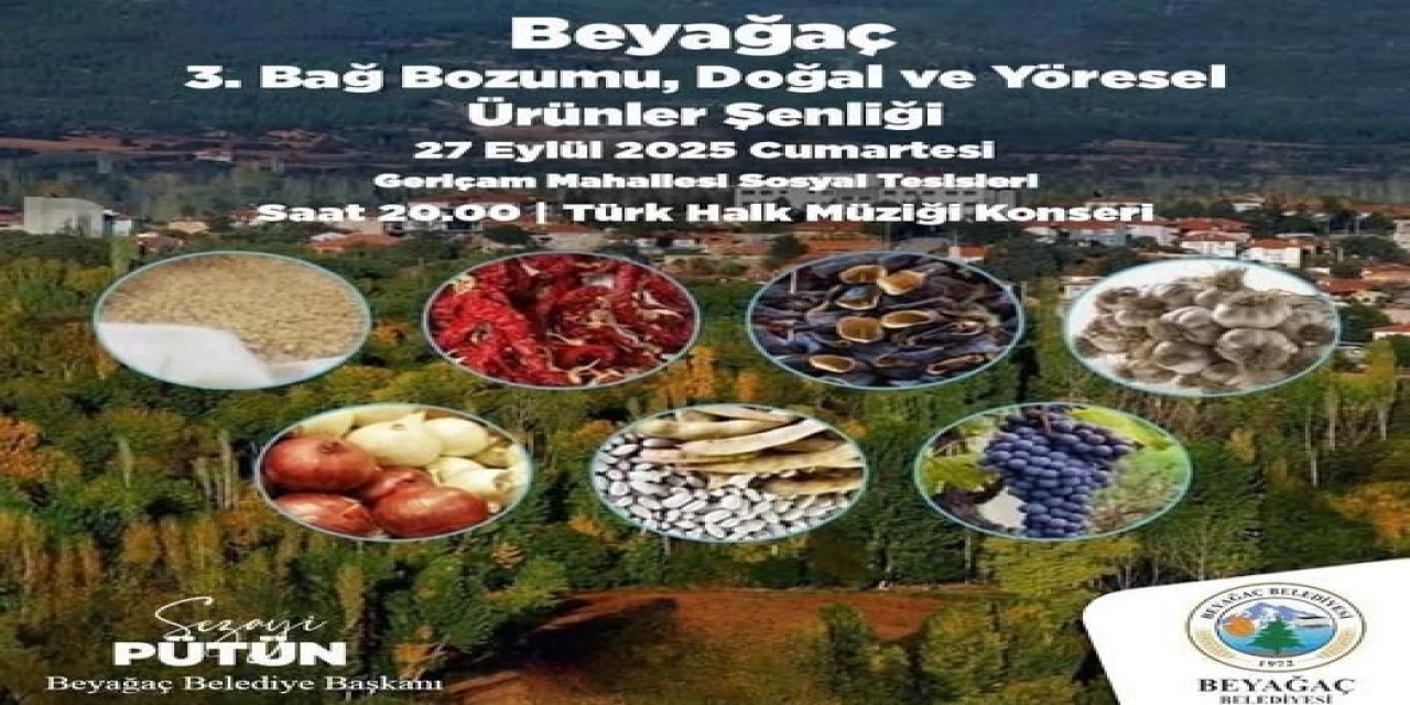 Beyağaç Yöresel Ürünler Festivali için geri sayım başladı