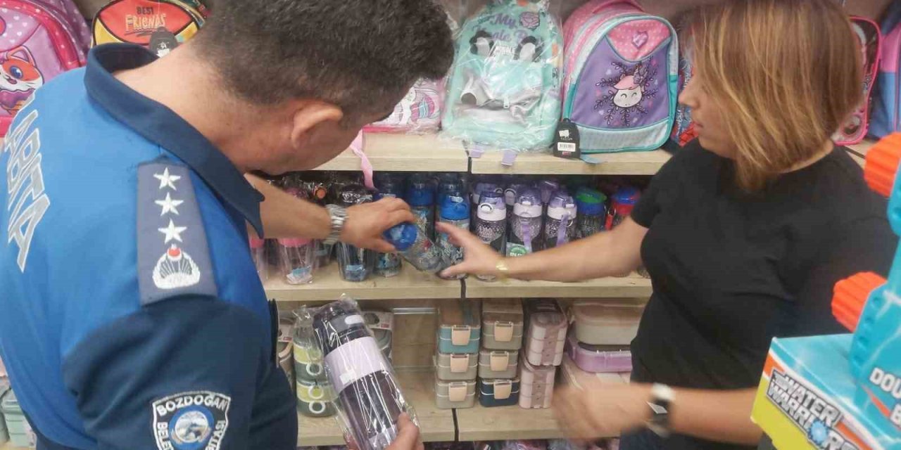Bozdoğan Belediyesi’nden market ve kırtasiye denetimi