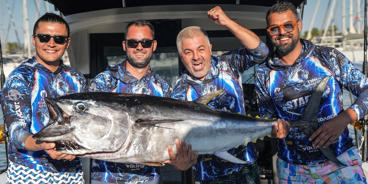 Tuna Masters Teos 185,5 kiloluk dev orkinosla tarihe geçti