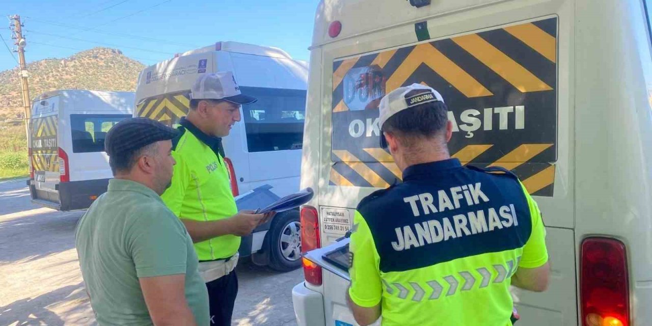 Karpuzlu’da okul servislerine sıkı denetim