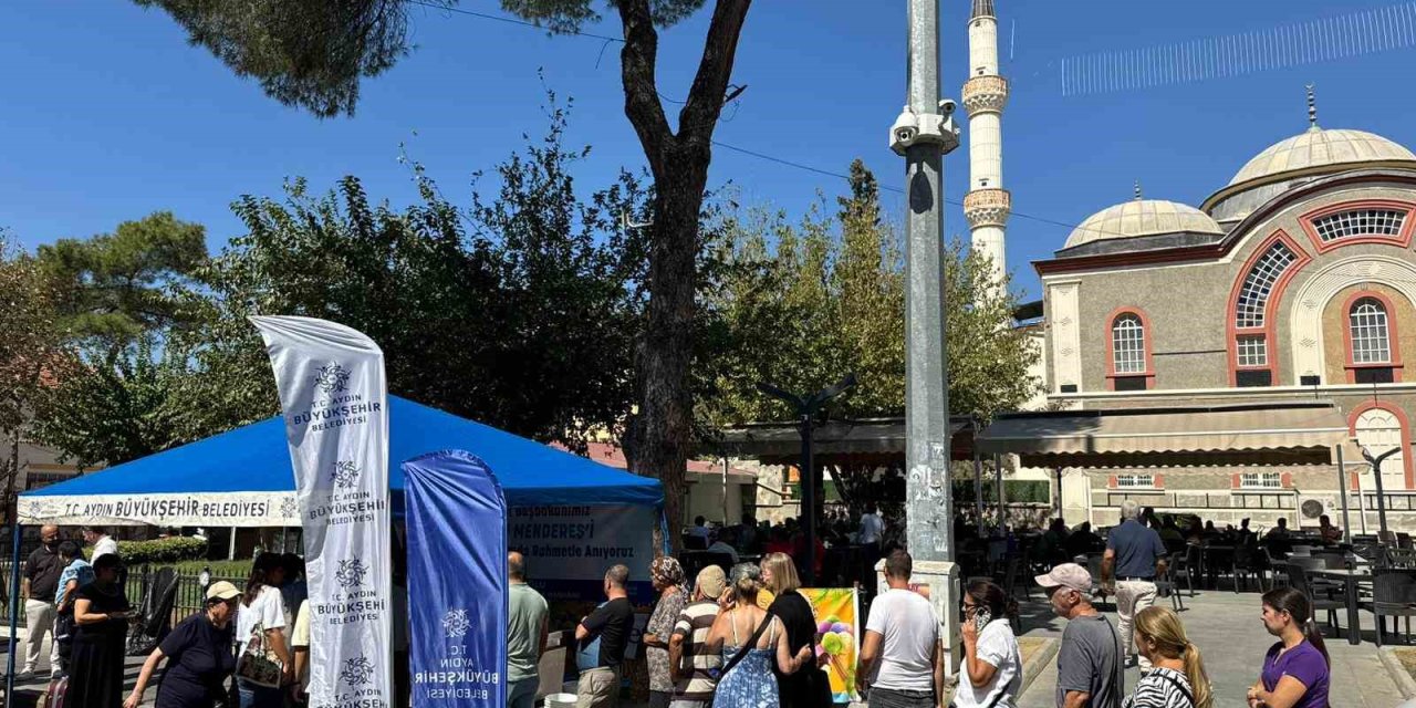 Aydın Büyükşehir’den merhum Başbakan Menderes anısına lokma hayrı