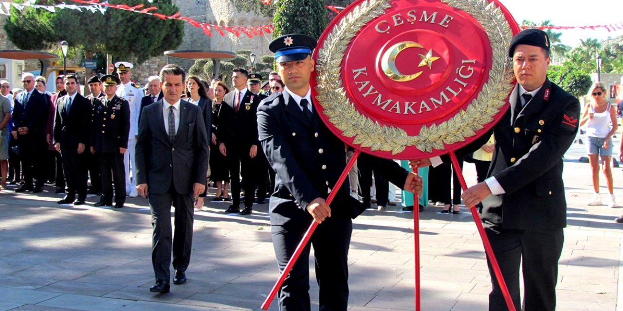 Çeşme’de "Gaziler Günü" törenle kutlandı