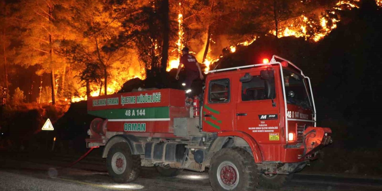 Köyceğiz yangınında 21 saat geride kaldı