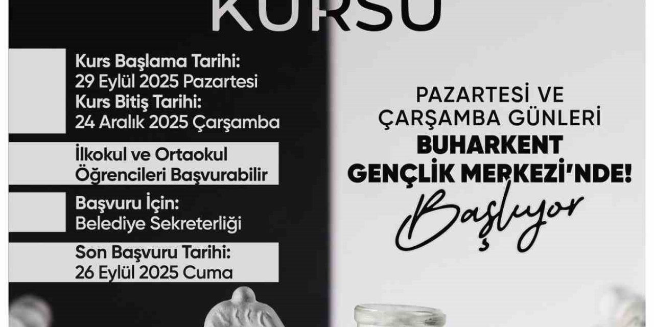 Buharkent’te satranç kursu başlıyor