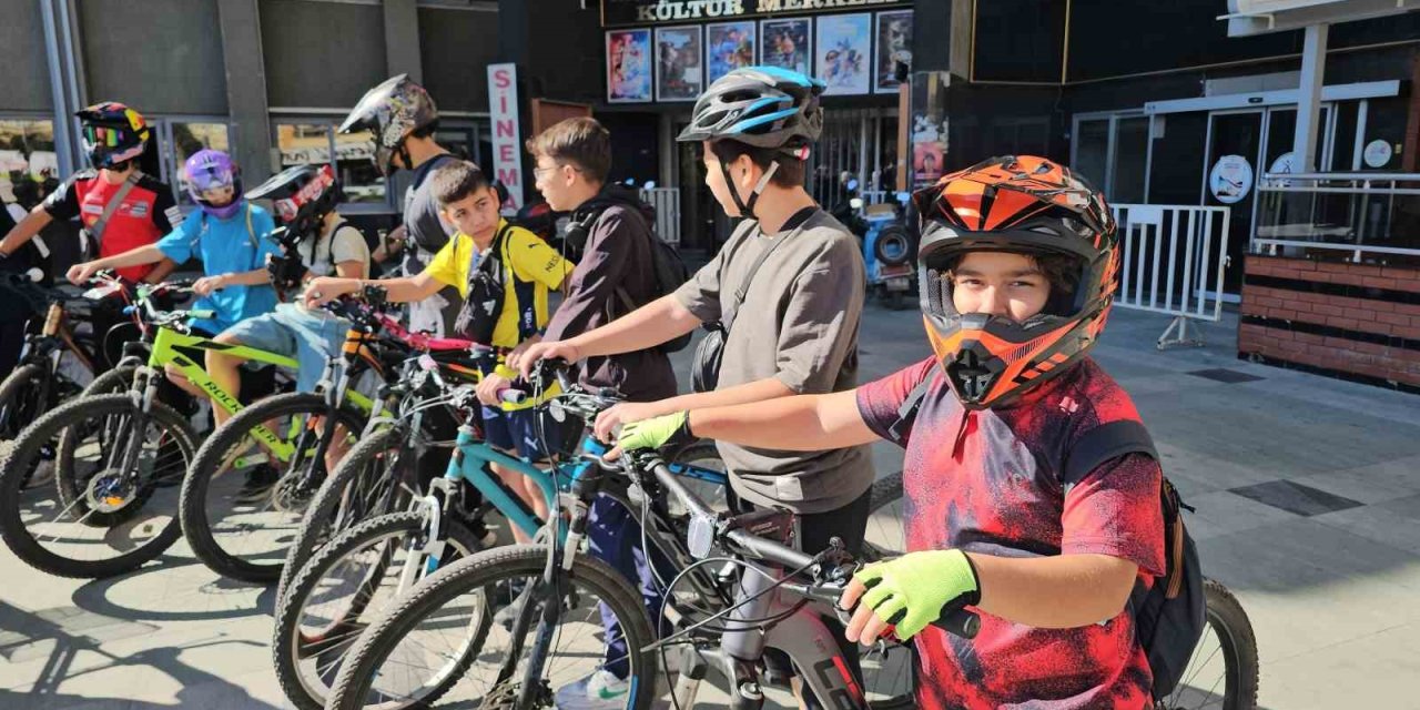 Nazilli’de pedallar bu kez ’Avrupa Hareketlilik Haftası’nda çevrildi