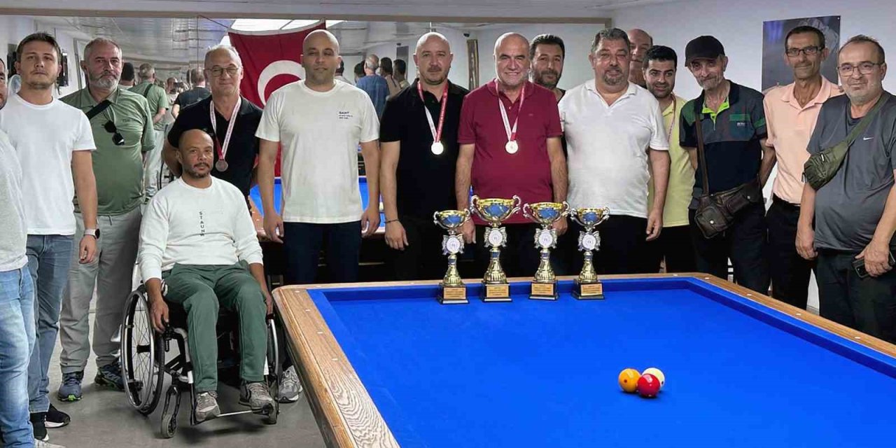 Bilardo Muğla il birinciliği şampiyonası nefes kesti
