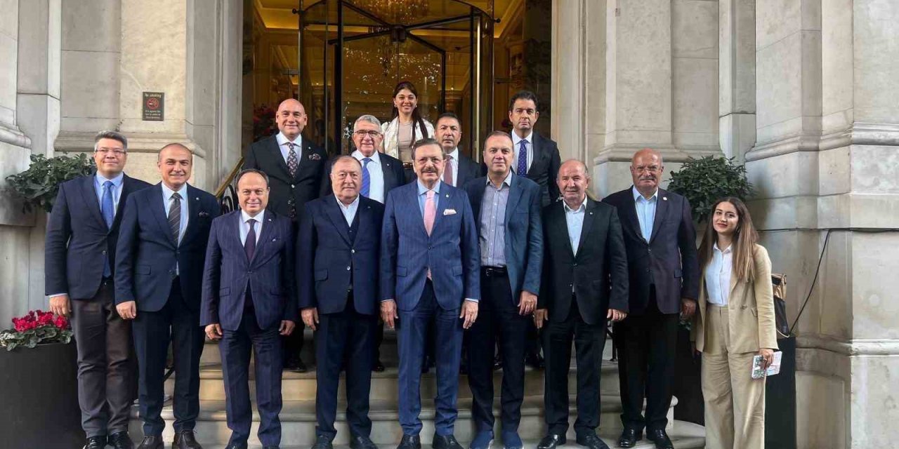DTO Başkanı Erdoğan, Londra’da temaslarda bulundu