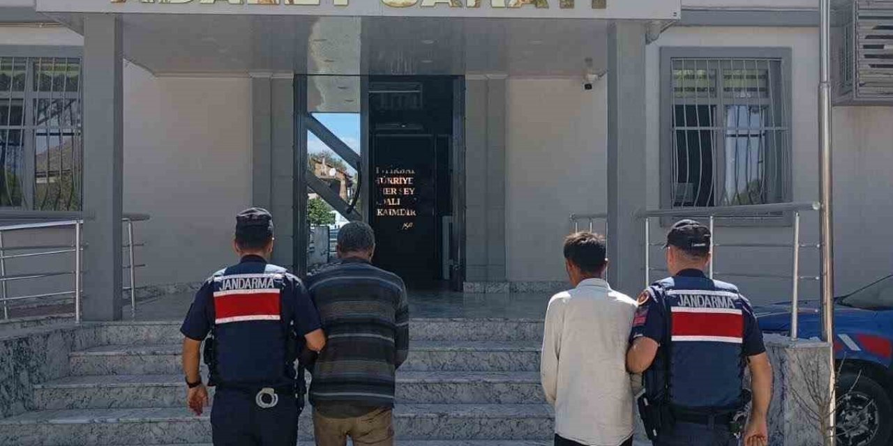 Aydın’da 63 kilo kuru incir çalarken suçüstü yakalandılar