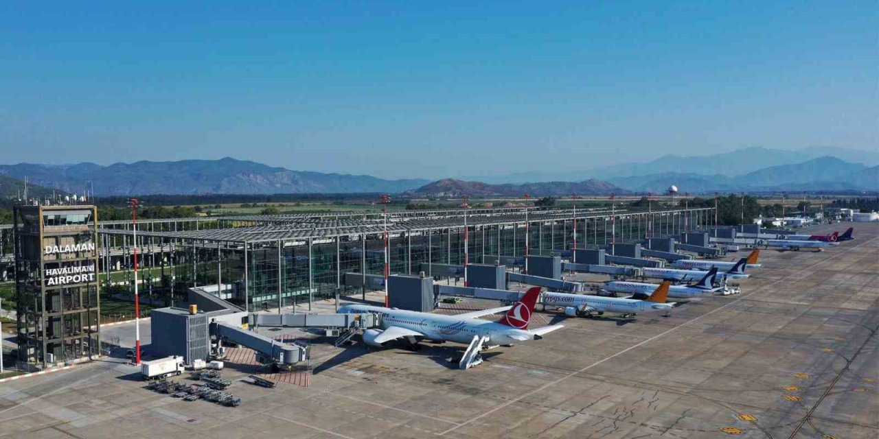 Dalaman Havalimanı Ağustos ayında 1 milyon yolcu sayısına yaklaştı