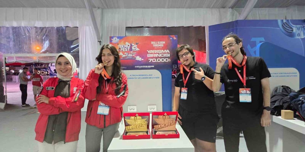 Muğla’nın genç yetenekleri Teknofest’ten çifte zaferle döndü