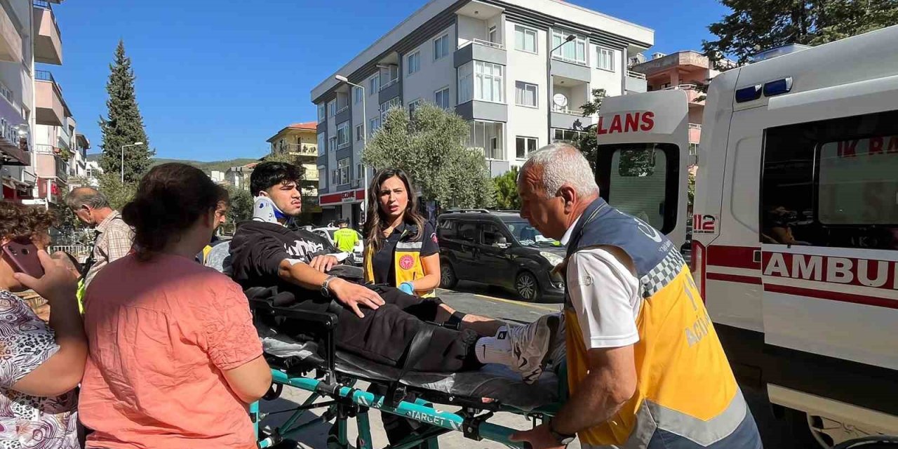 Menteşe’de trafik kazası: 1 yaralı