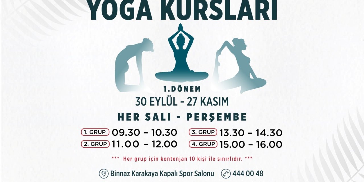 Kadınlara özel ücretsiz yoga kursları başlıyor