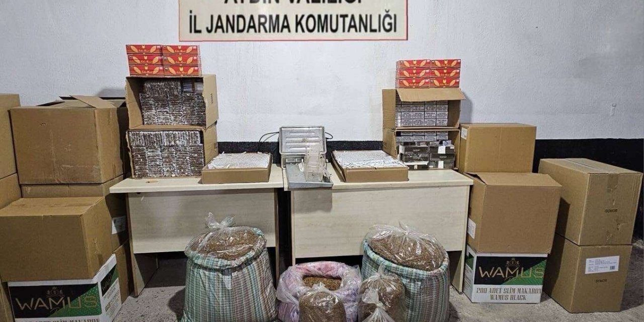 Söke’de kaçak tütün operasyonu