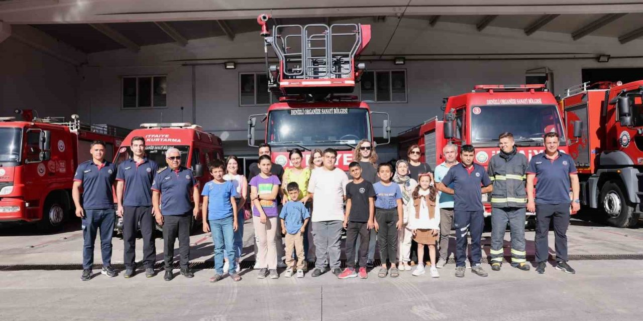 Denizli OSB Yönetimindem İtfaiye Haftasına özel anlamlı ziyaret