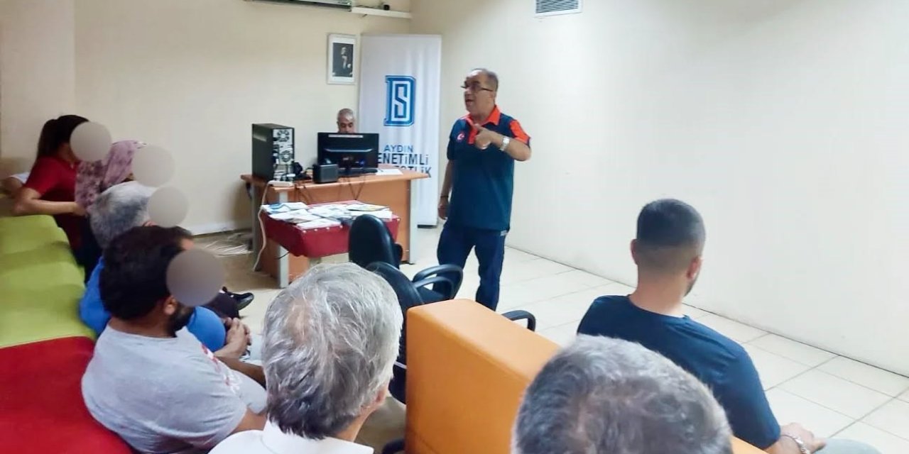 Aydın’da Denetimli Serbestlik yükümlülerine afet farkındalık eğitimi