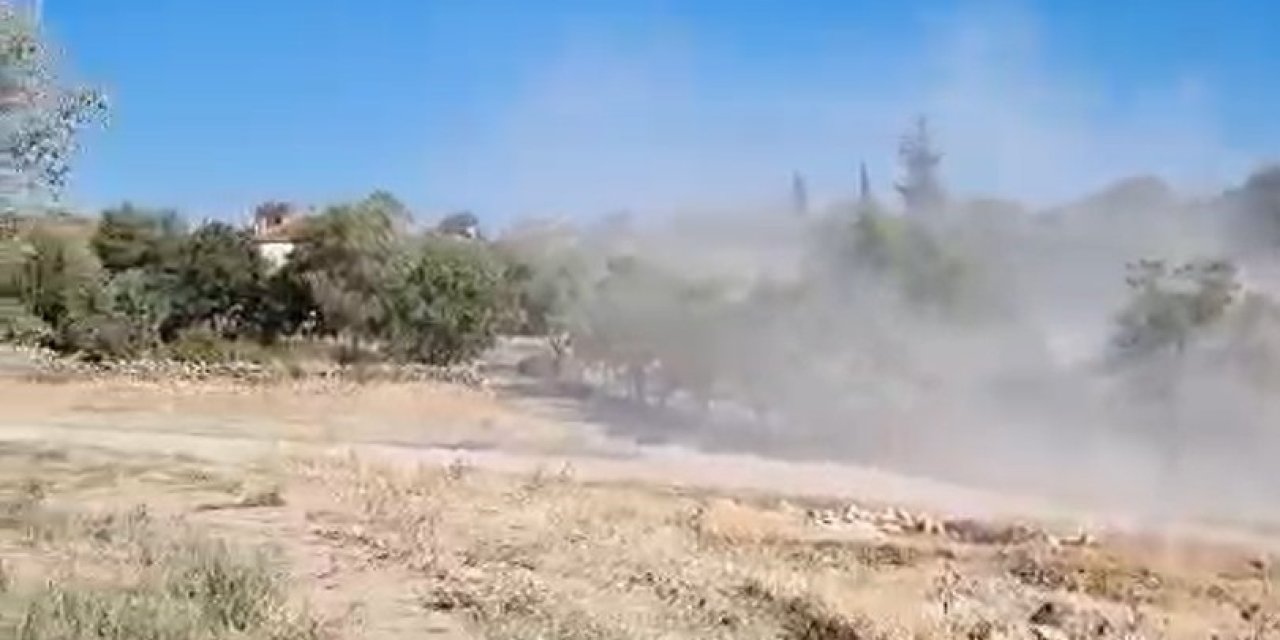 Hafriyat kamyonları yüzünden toz soluyorlar