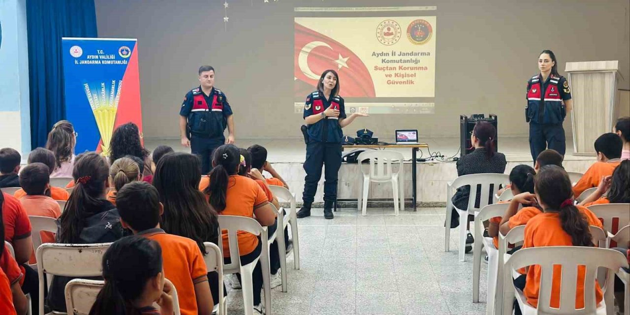Ortaokul öğrencilerine bir ders de jandarmadan