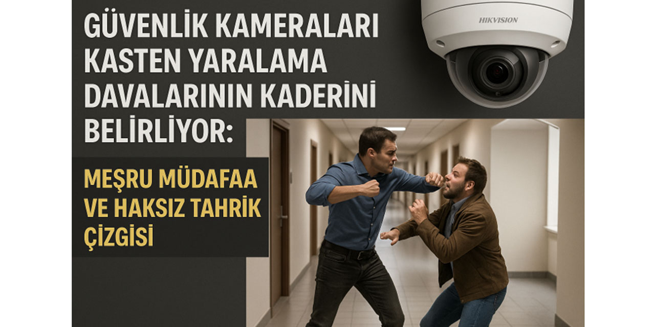 Güvenlik Kameraları Kasten Yaralama Davalarının Kaderini Belirliyor: Meşru Müdafaa ve Haksız Tahrik Çizgisi