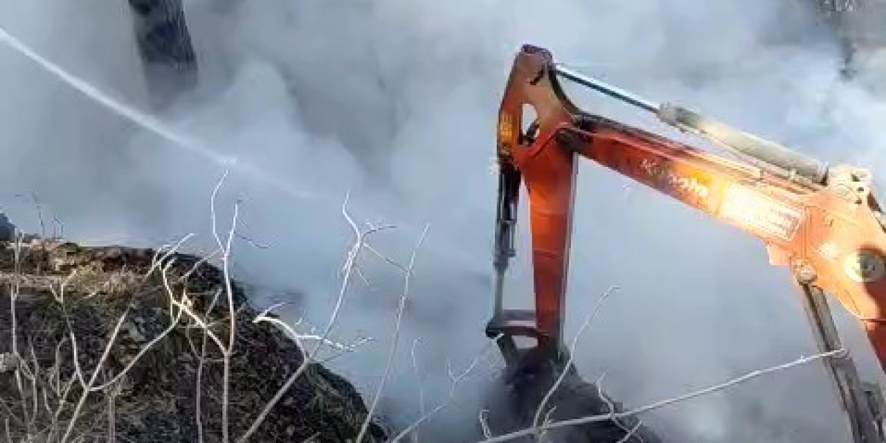 Yangından günler sonra tutuşmaların yaşandığı orman sahasında ekipler tedbiri elden bırakmıyor