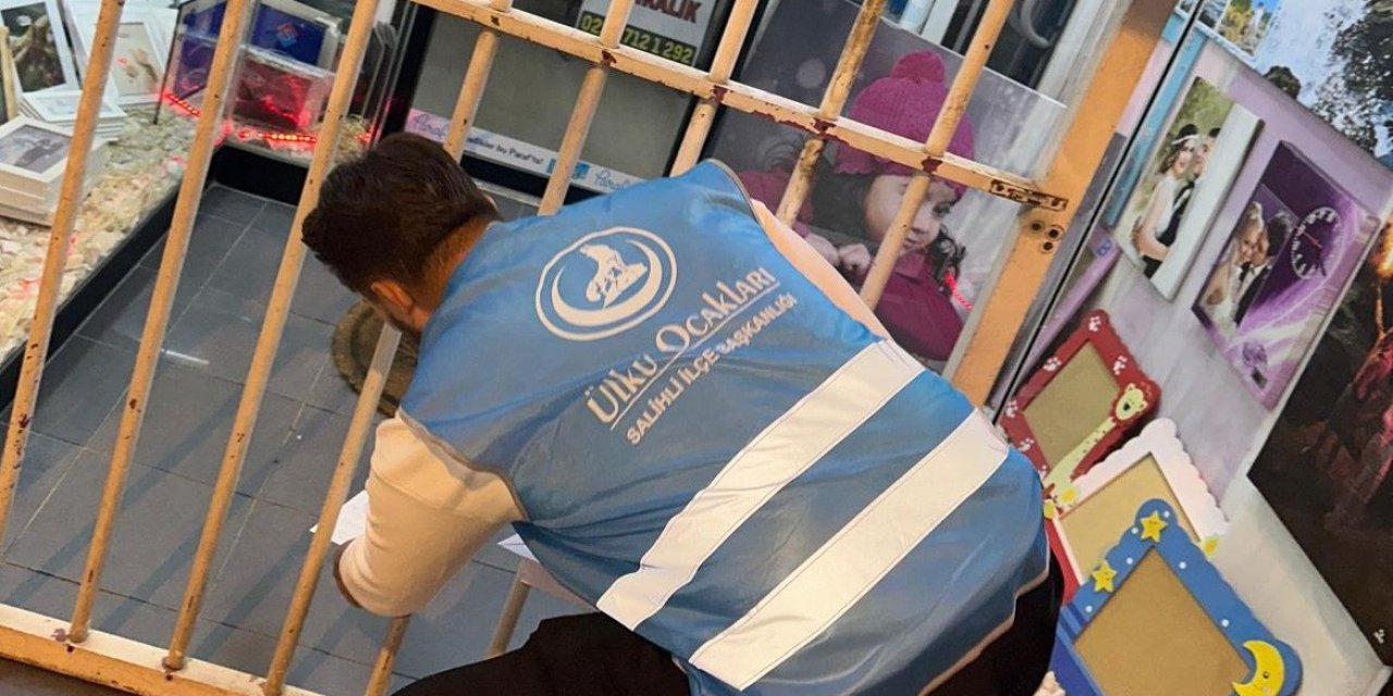 Salihli Ülkü Ocakları’ndan ahilik geleneğine vefa