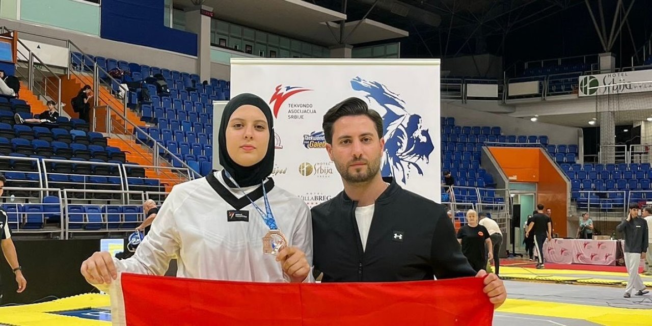 Aydınlı Elifnaz Avrupa’dan bronz madalya ile döndü