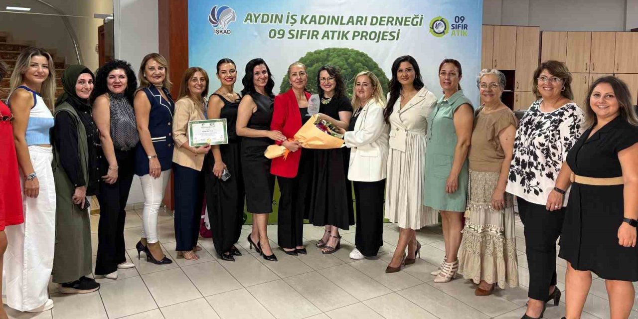 Aydın’daki iş kadınlarının "09 Sıfır Atık Projesi" tamamlandı