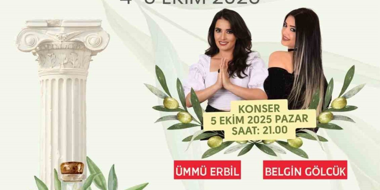 Yenice Tarım, Kültür, Sanat ve Zeytin Festivali kapılarını açıyor