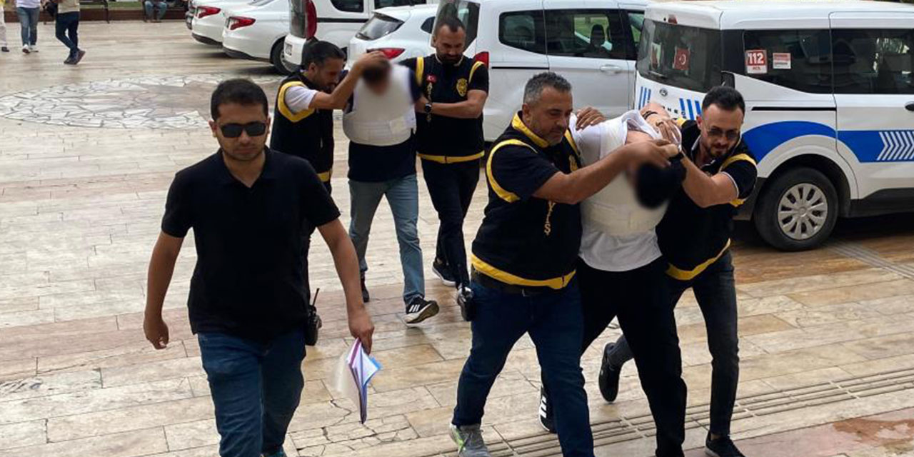 Çelik yelekle adliyeye  sevk edildiler