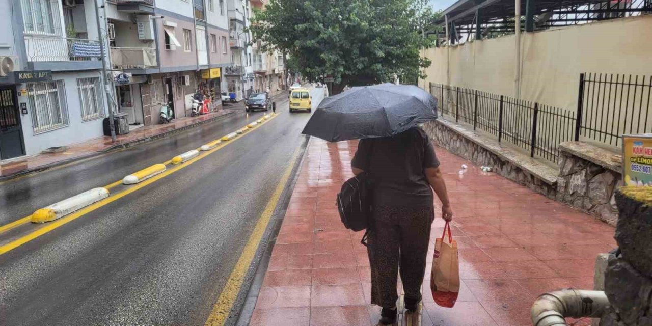 Aydın 4 ay sonra yağmur yüzü gördü