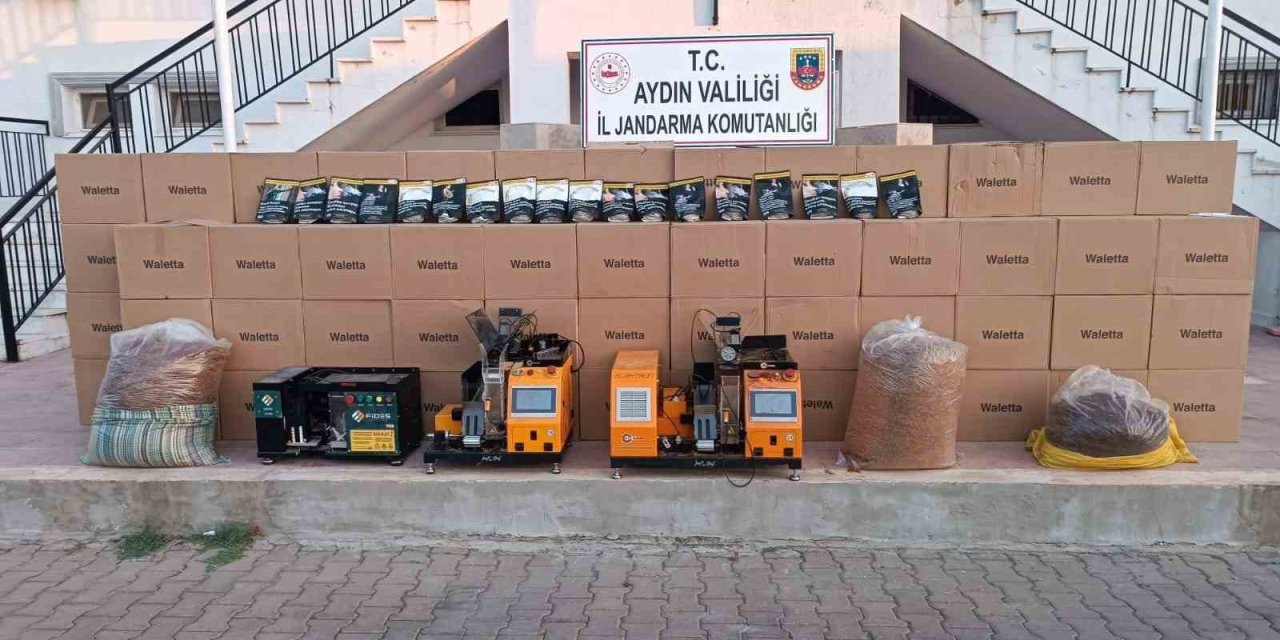 Didim’de kaçak tütün operasyonu