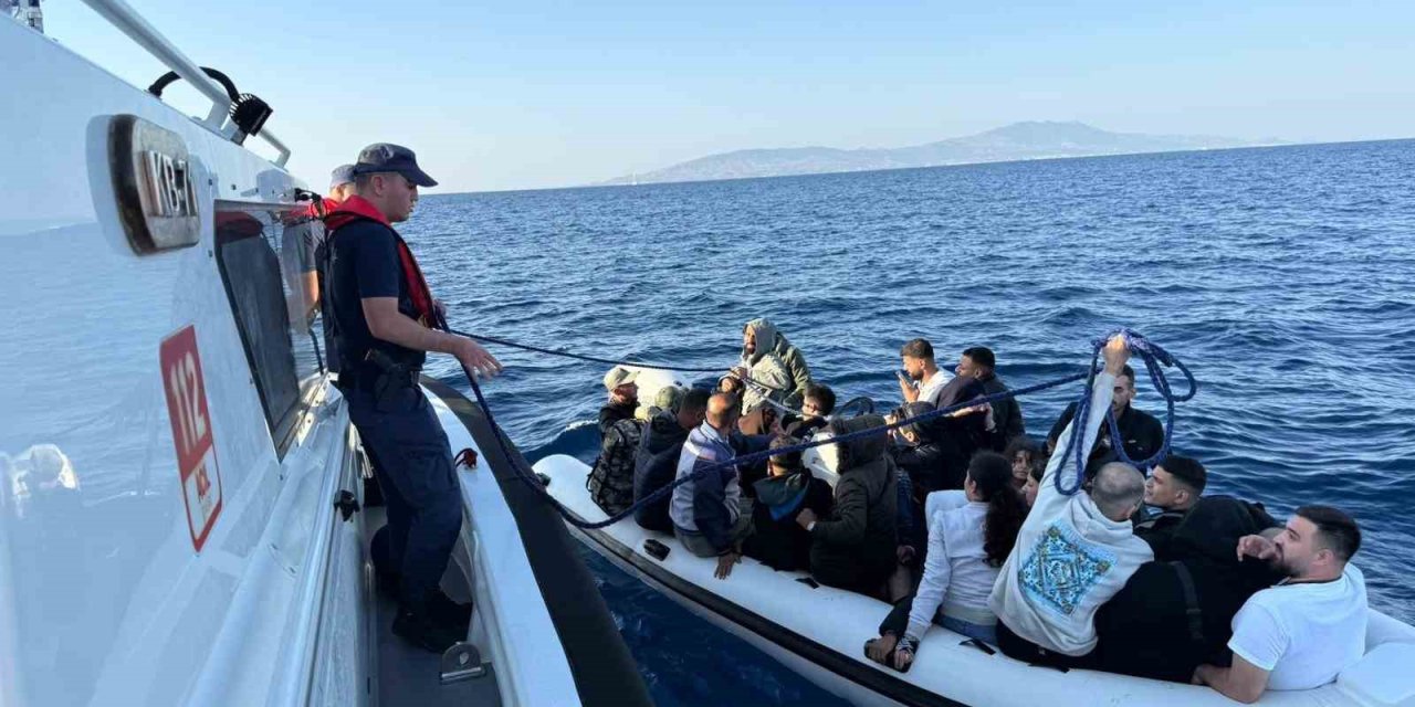 Bodrum’da 24 düzensiz göçmen yakalandı, 2 kişi gözaltına alındı