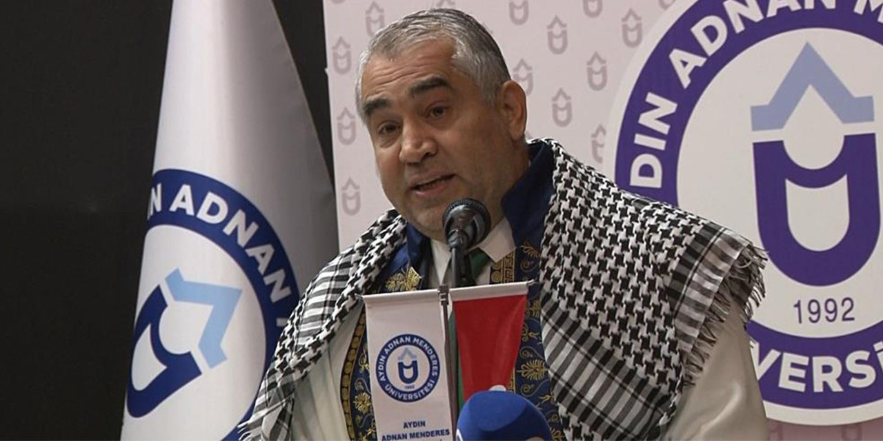 ADÜ’de yeni akademik yılın ilk dersi ’Filistin’ oldu