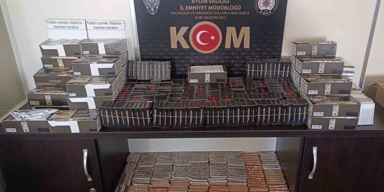 Aydın’da kaçak tütün ve elektronik sigara operasyonu: 6 gözaltı