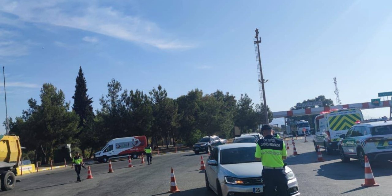 Germencik’te havadan trafik denetimi