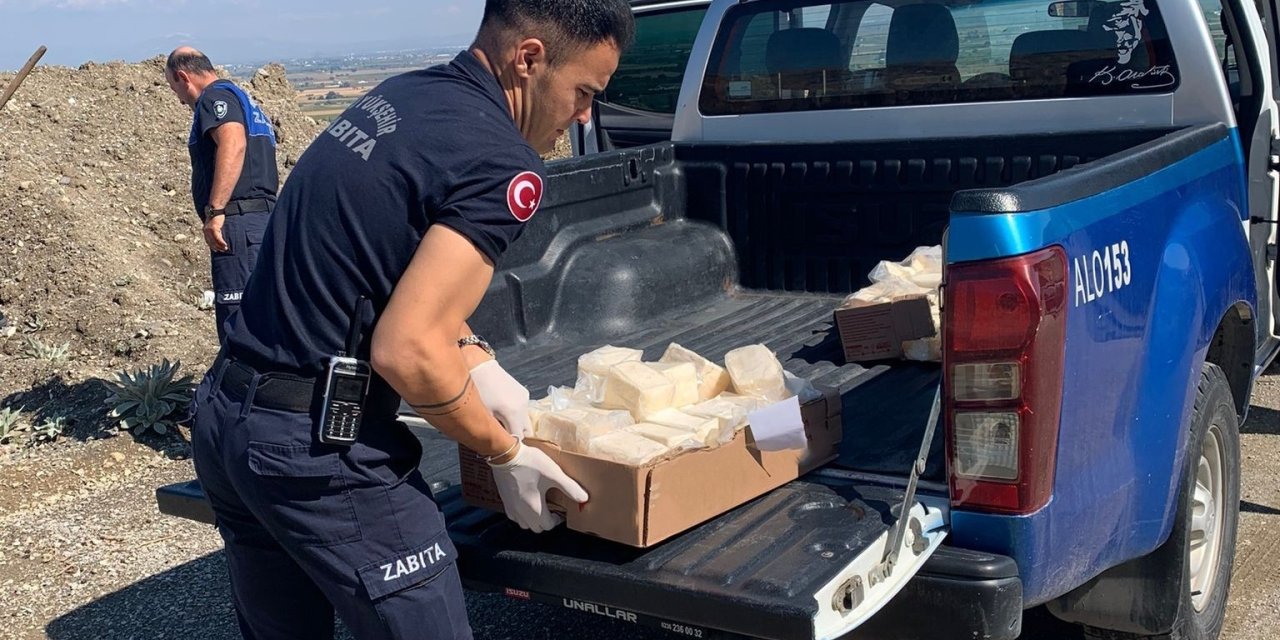 Manisa’da 49 kilo bozuk peynir imha edildi