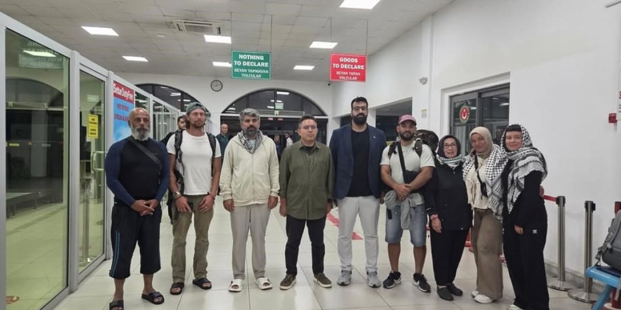 Fırtına Gazze yolcularını Marmaris’e getirdi