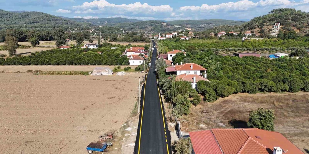 Ula Şirinköy-Çıtlık’ta yol çalışmaları tamamlandı