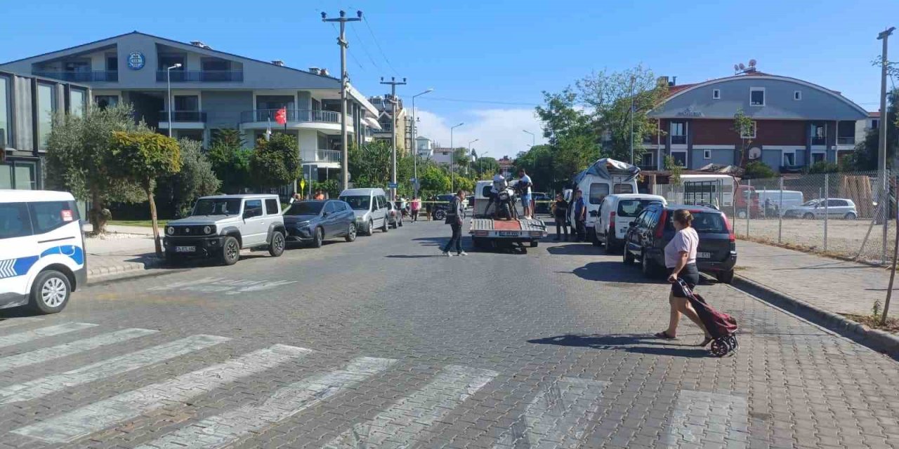 Marmaris’te motosikletli saldırı: 1 yaralı