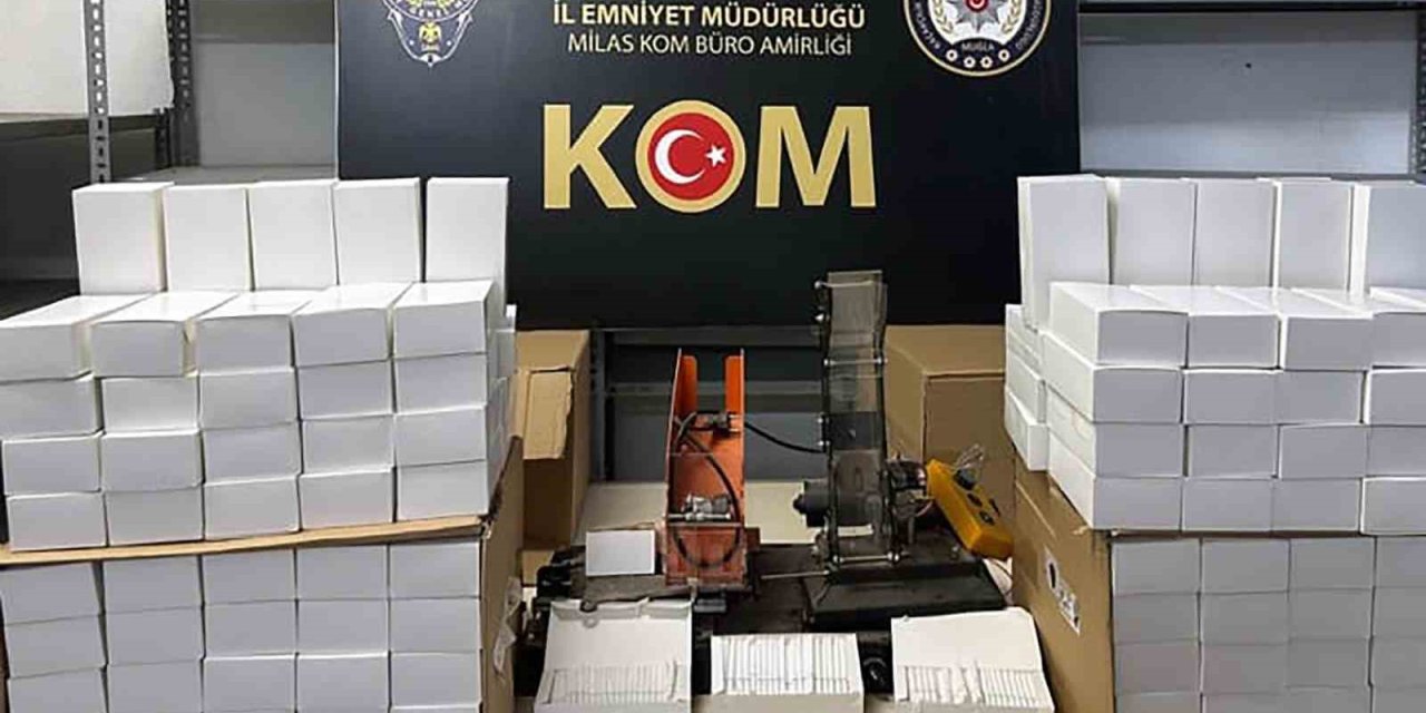 Muğla’nın 6 ilçesinde kaçak tütün mamulleri operasyonu