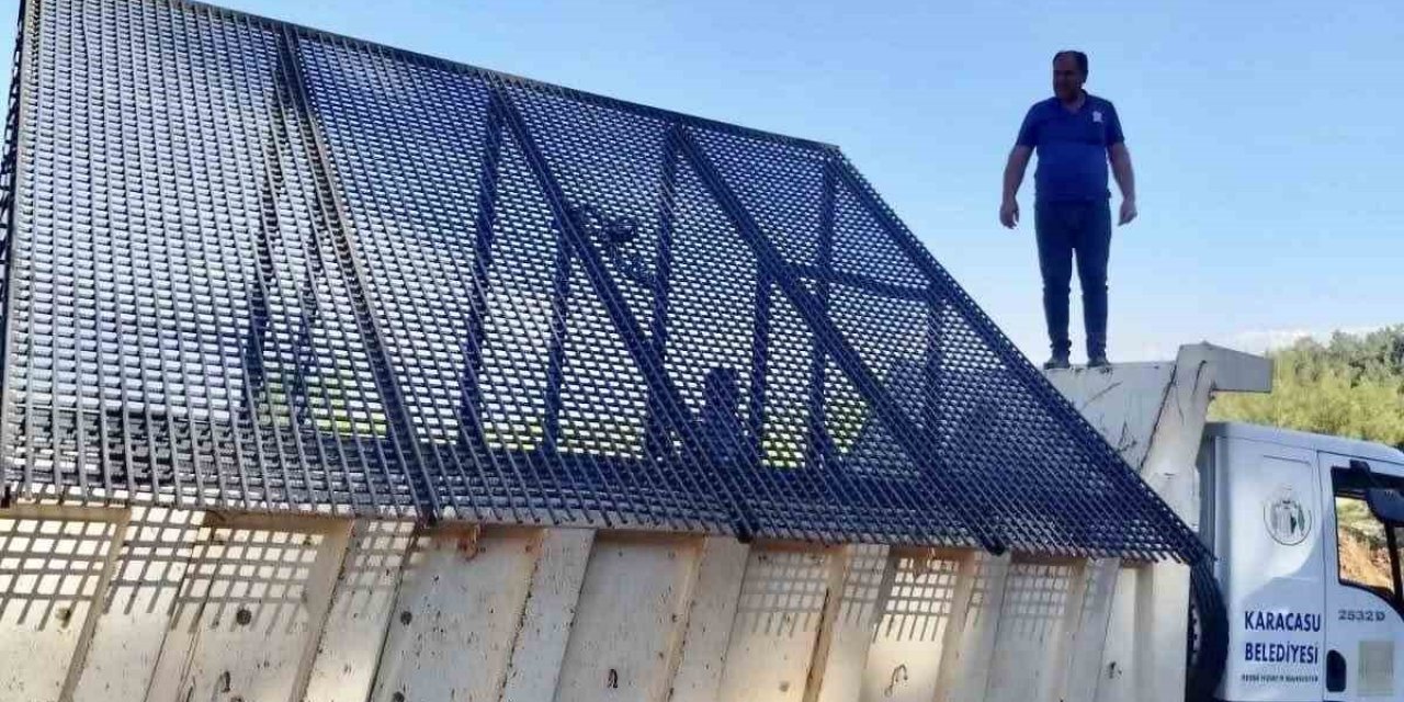 Karacasu Belediyesi toprak eleme sistemi yenilendi, esnafa kolaylık sağlandı