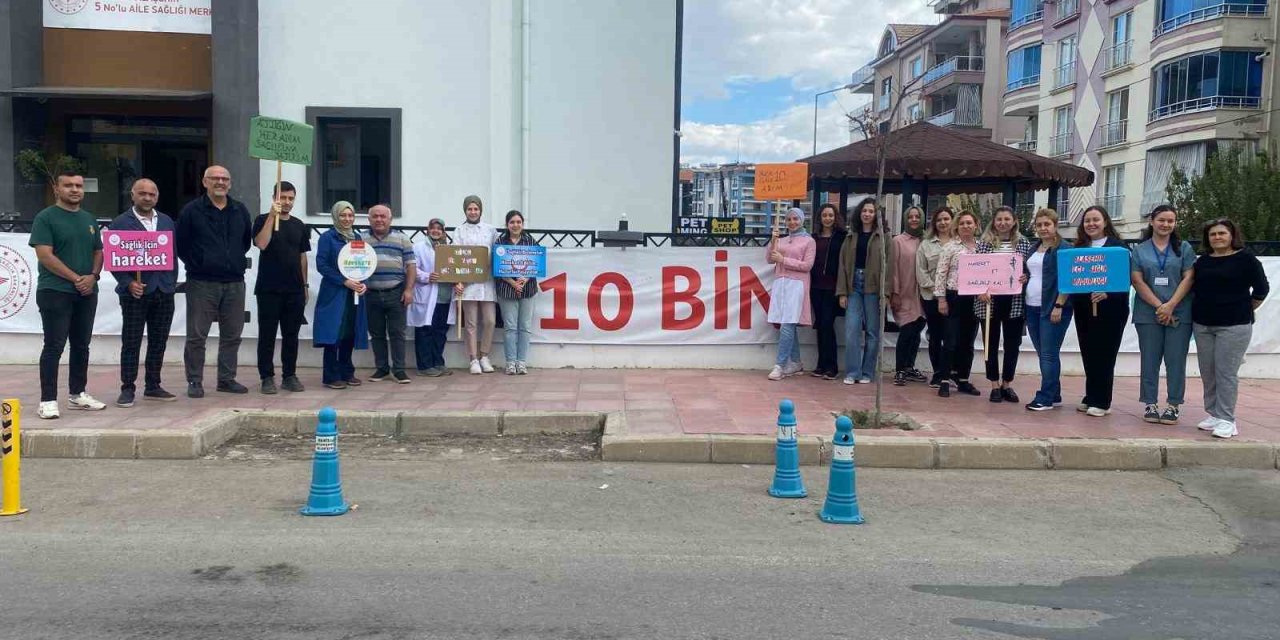 Alaşehir’de ’Dünya Yürüyüş Günü’ etkinliği